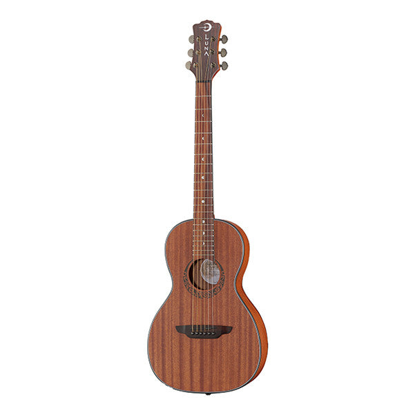 luna guitars acoustic guitars luna guitars gypsy parlor dreadnought acoustic guitar - natural satin