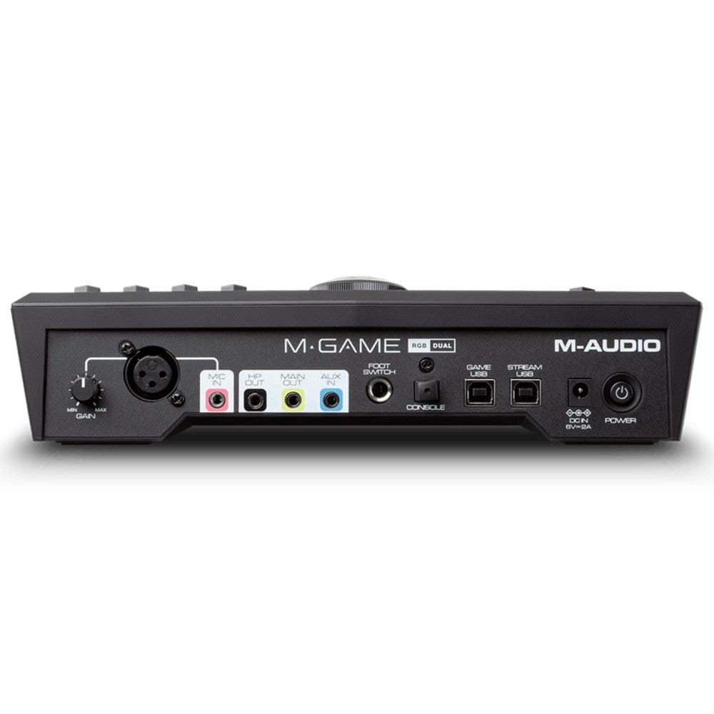 m-audio audio interfaces m-audio m-game dual usb streaming audio interface