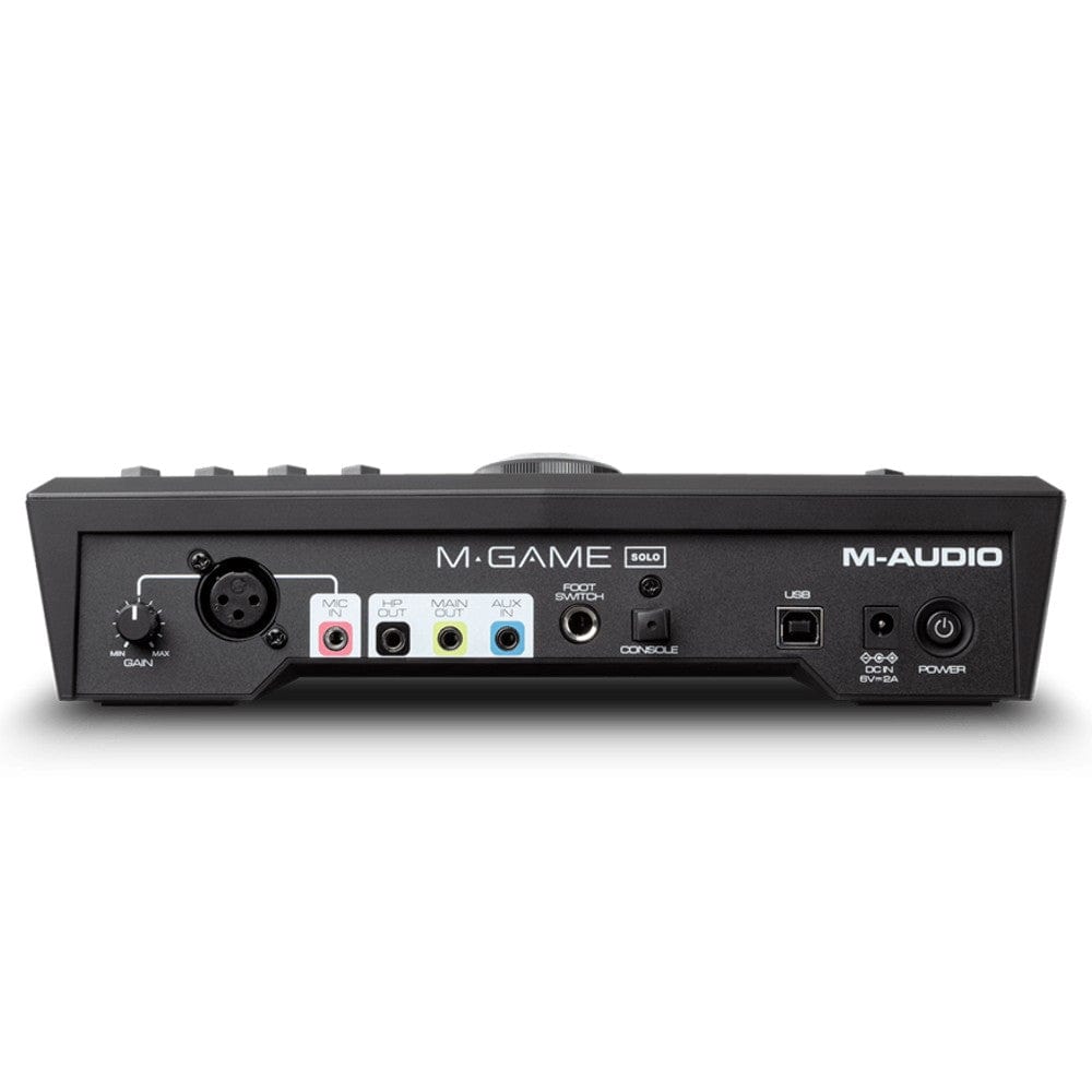 m-audio audio interfaces m-audio m-game solo usb streaming mixer audio interface