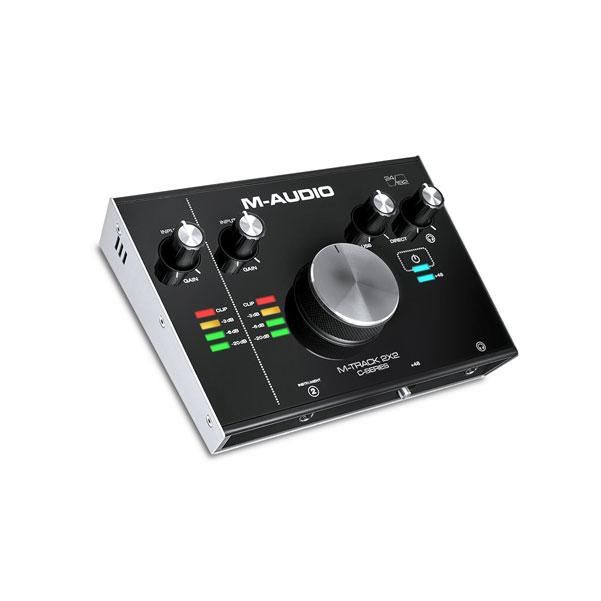 m-audio audio interfaces m-audio m-track2x2 vocal studio pro audio interface production package