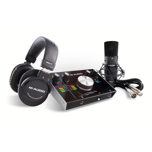m-audio audio interfaces m-audio m-track2x2 vocal studio pro audio interface production package