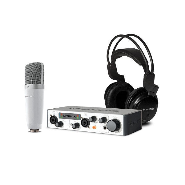 m-audio audio interfaces m-audio vocal studio pro ii bundle with microphones, headphones and plugins