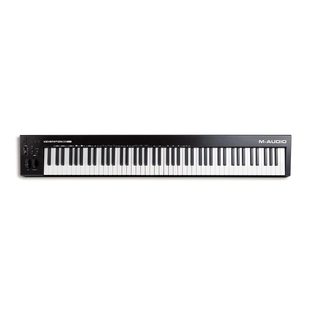 m-audio midi controllers m-audio keystation 88 mk3 88-key semi weighted usb midi controller
