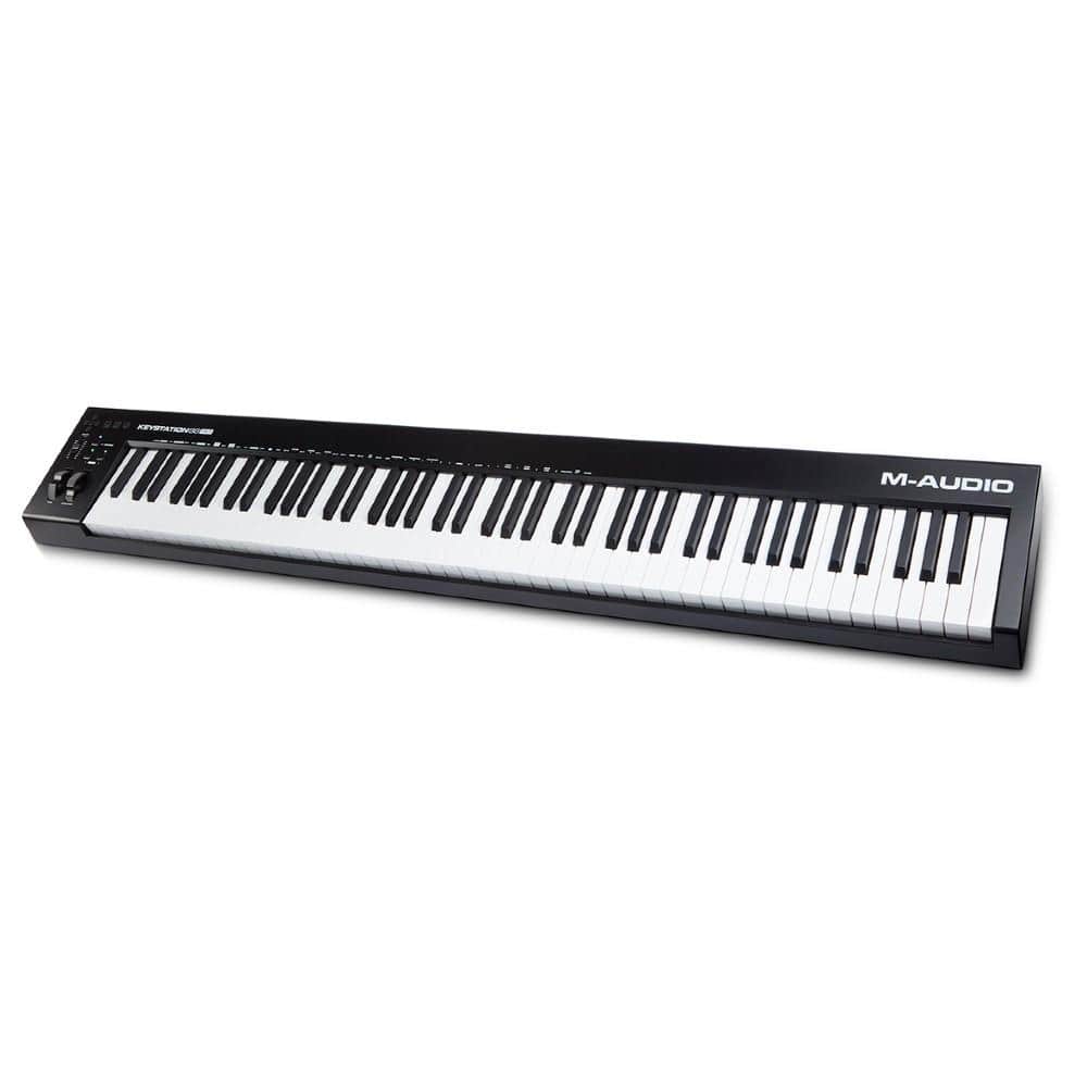 m-audio midi controllers m-audio keystation 88 mk3 88-key semi weighted usb midi controller