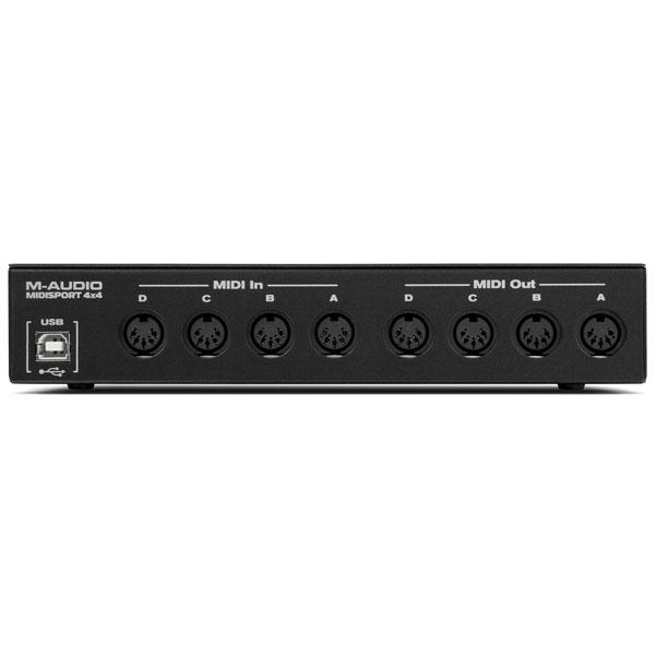 m-audio midi interfaces m-audio midisport 4x4 anniversary edition usb midi interface
