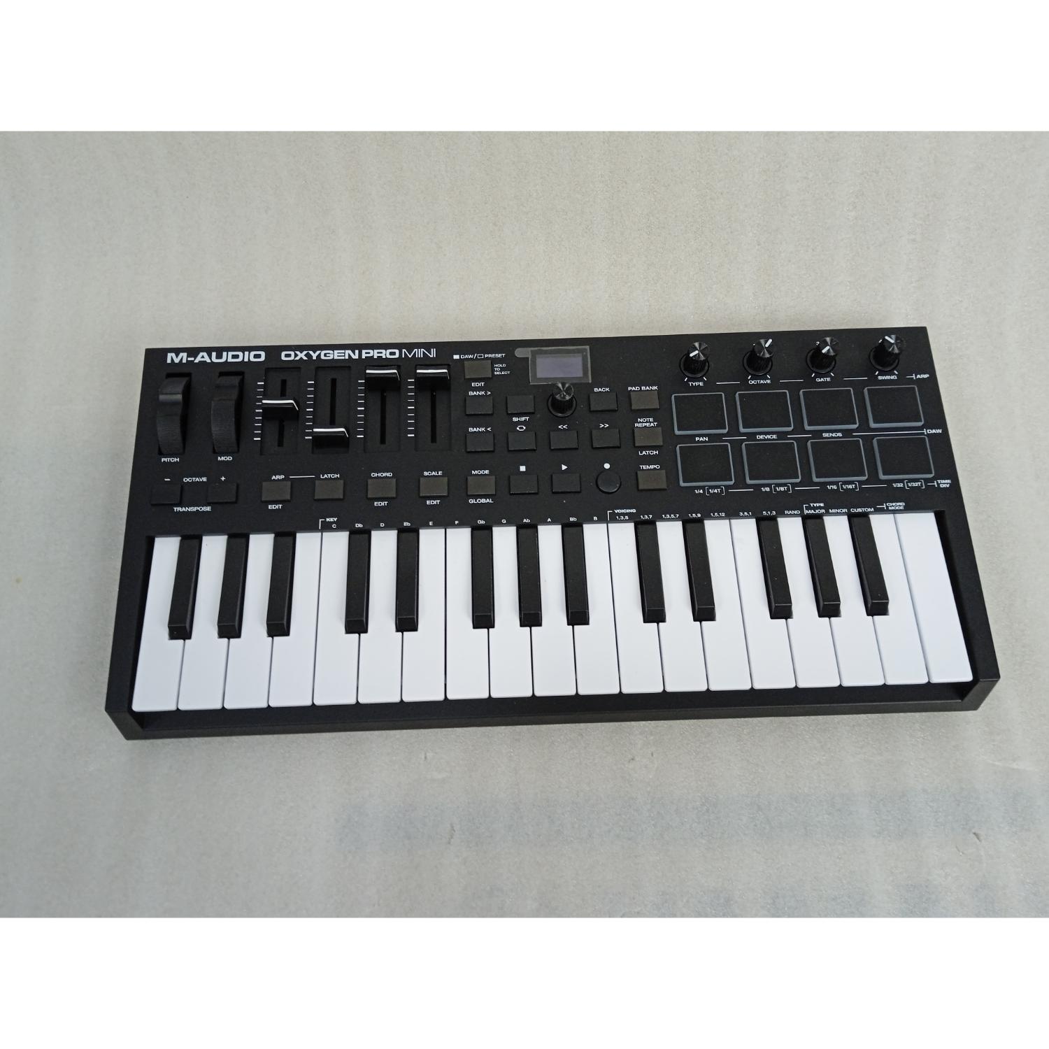 M-Audio Midi Keyboards 2.02501E+11 M-Audio Oxygen Pro USB Powered MIDI Controller With Smart Controls & Auto Mapping - Open Box B Stock