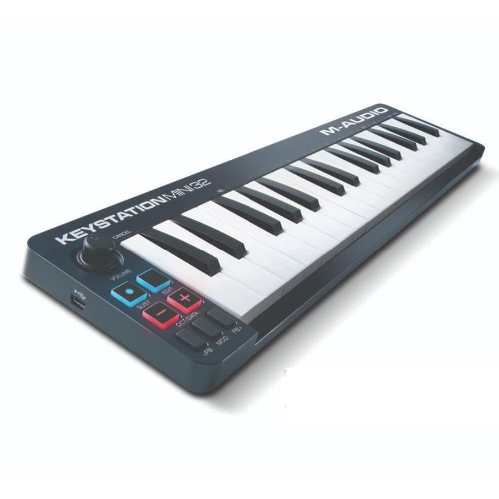 m-audio midi keyboards m-audio keystation mini 32 midi keyboard - ii generation
