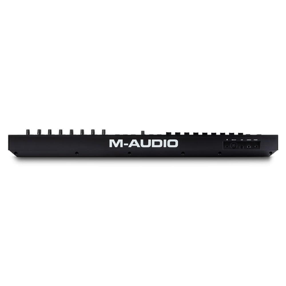 m-audio midi keyboards m-audio oxygen pro usb powered midi controller with smart controls & auto mapping