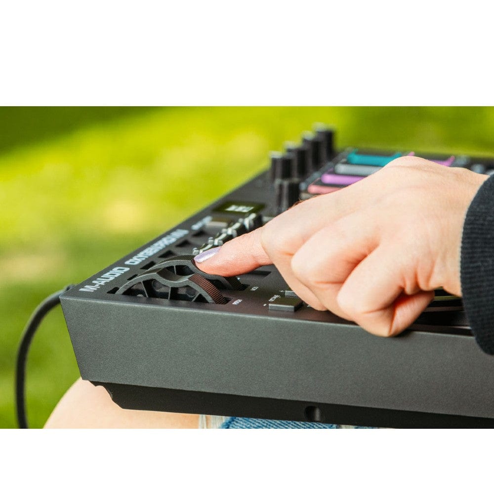 m-audio midi keyboards m-audio oxygen pro usb powered midi controller with smart controls & auto mapping