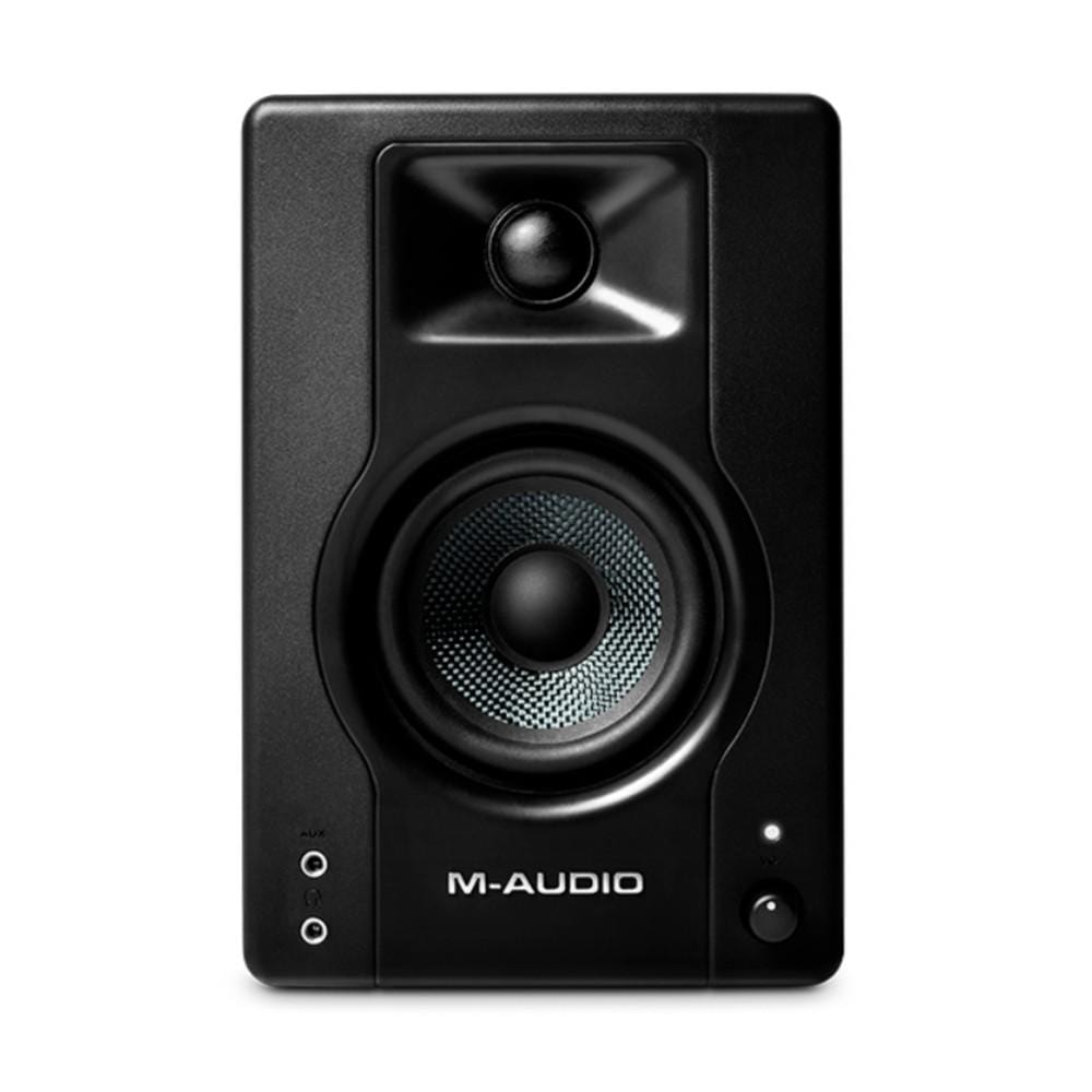 m-audio monitor speakers m-audio bx3 120-watt multimedia reference monitor speakers - pair