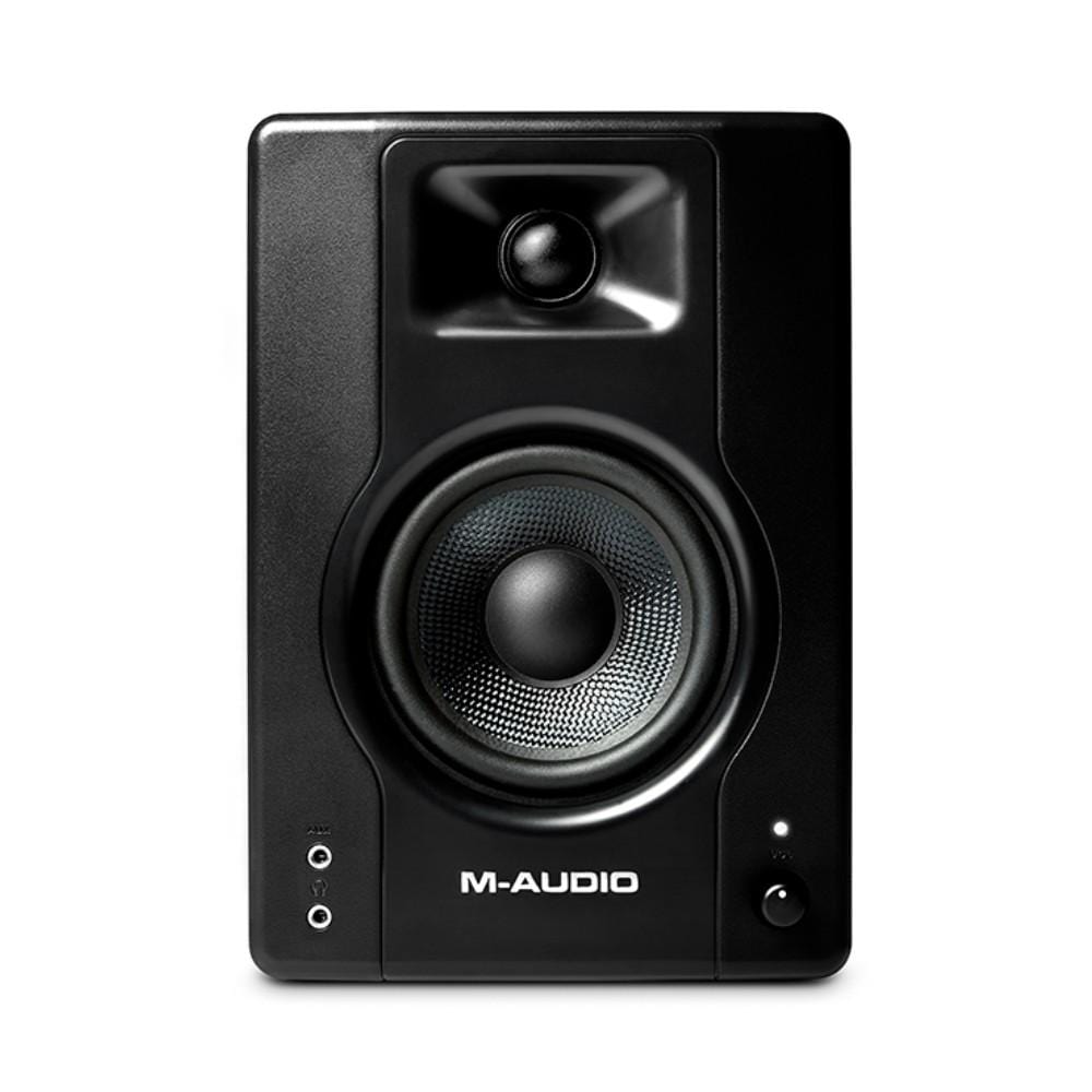 m-audio monitor speakers m-audio bx4 120-watt multimedia reference monitor speakers - pair