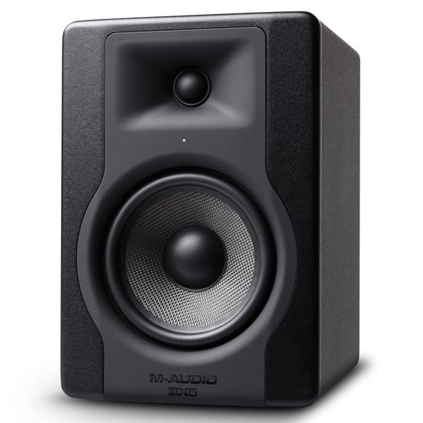 m-audio monitor speakers m-audio bx5 d3 5-inch powered studio reference monitor - single
