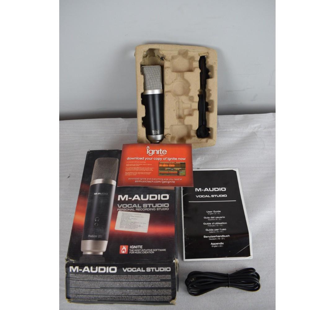 m-audio usb microphones m-audio vocal studio usb microphone - open box b stock