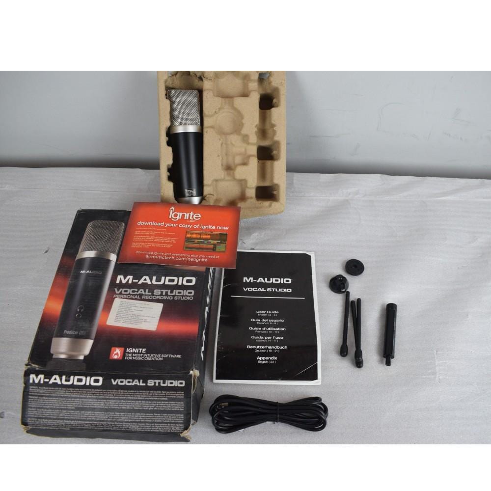m-audio usb microphones m-audio vocal studio usb microphone - open box b stock
