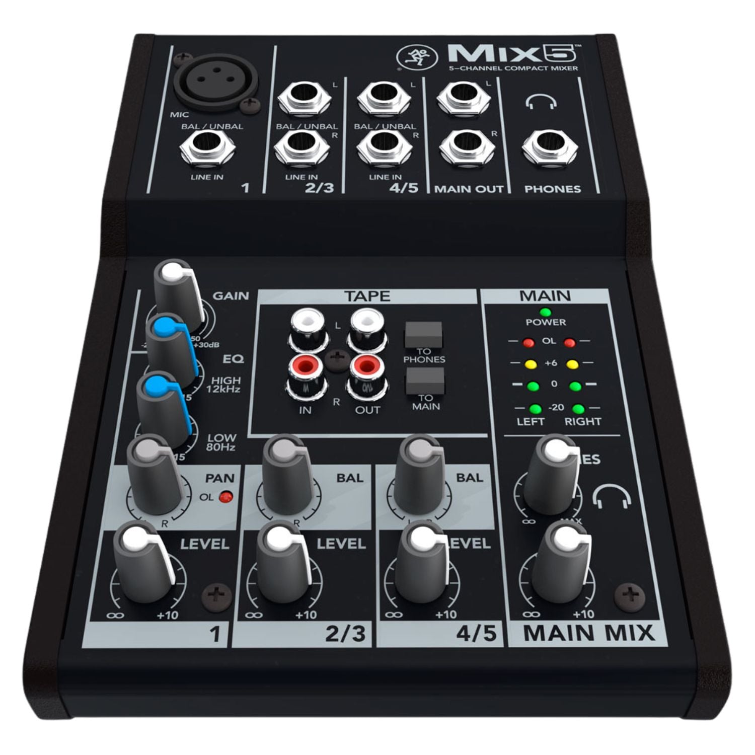 Mackie Analog Mixers Mackie Mix5 230V EU 5-Channel Compact Mixer