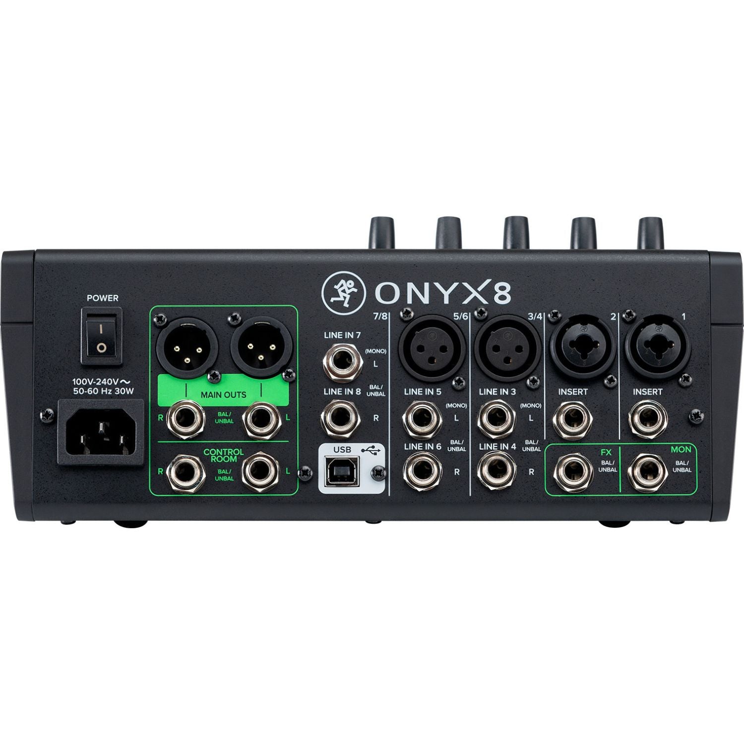 Mackie Analog Mixers Mackie ONYX8 8-Channel Premium Analog USB Mixer