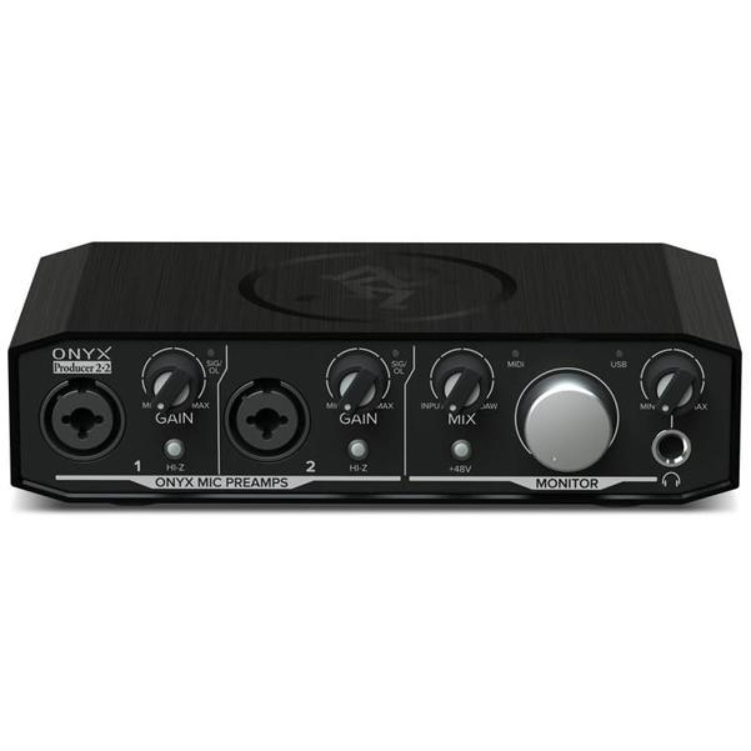 mackie audio interfaces mackie onyx producer 2-in x 2-out usb audio interface with midi