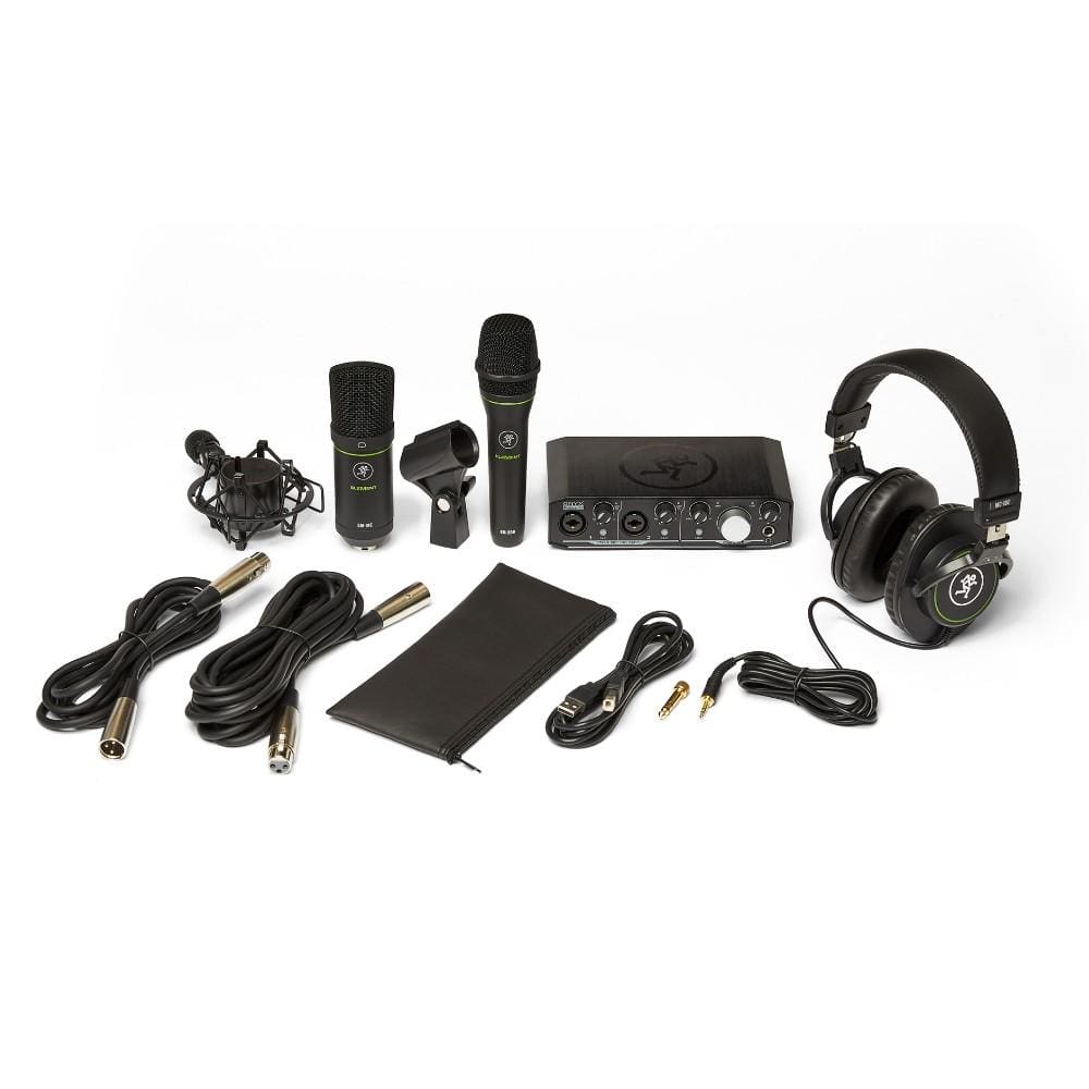 mackie audio interfaces mackie producer bundle with 2.2 usb interface and microphone