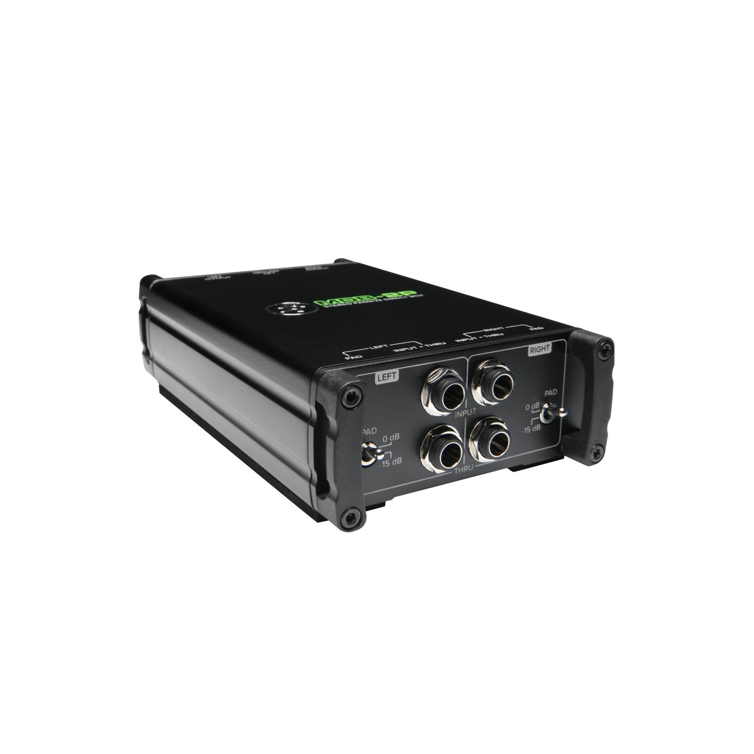 Mackie D I Boxes Mackie MDB 2P Passive Stereo DI Box
