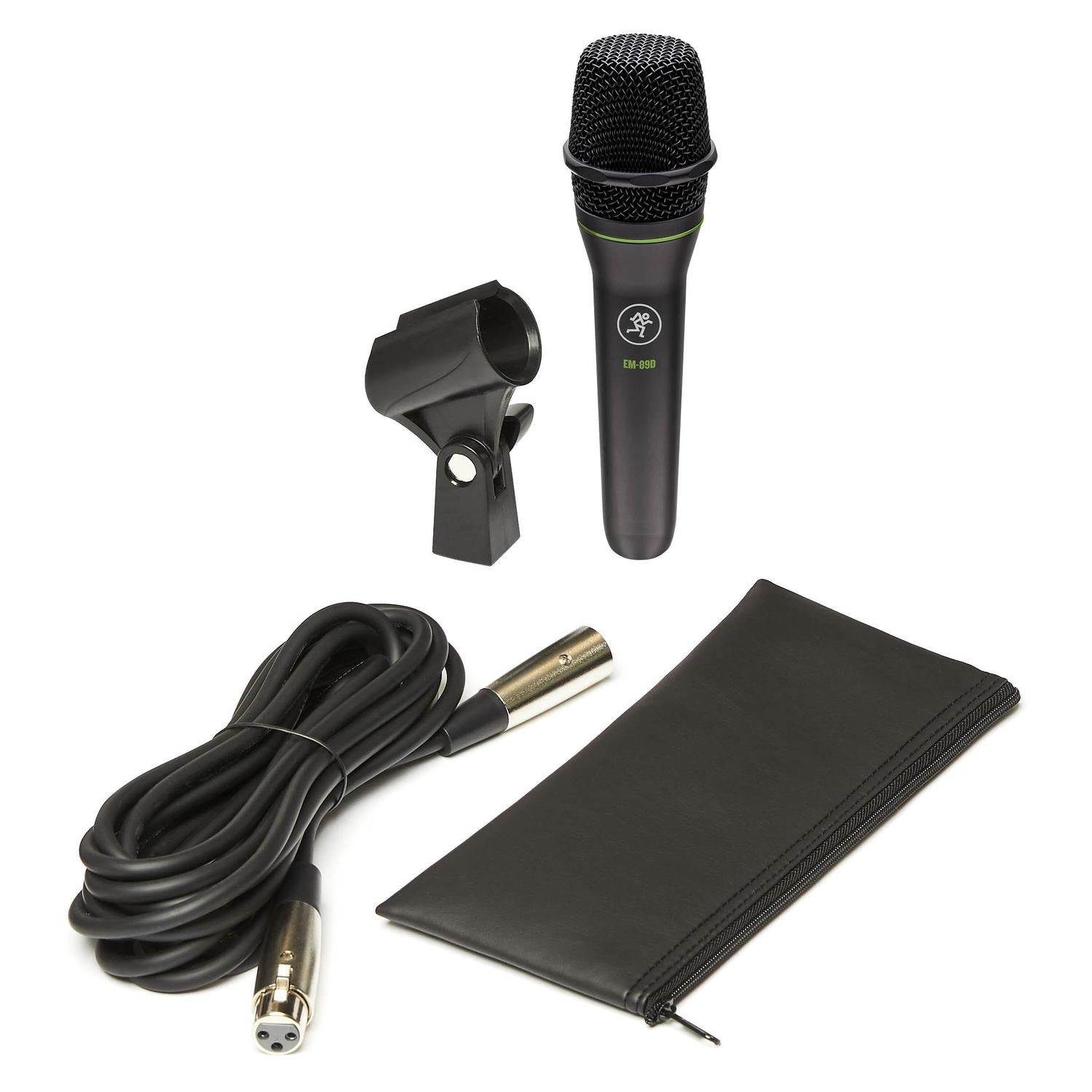 Mackie Dynamic Microphones Black Mackie EM-89D Cardioid Dynamic Vocal Microphone#title_em89d
