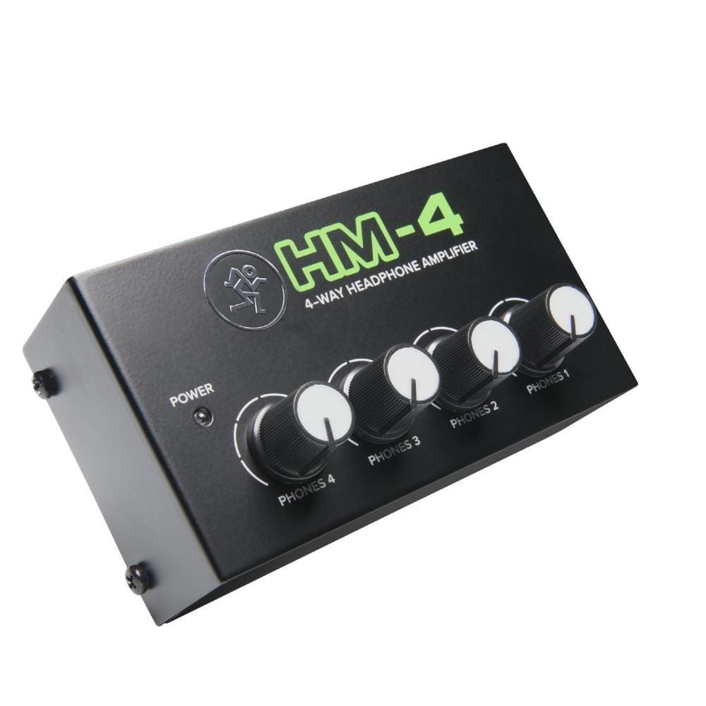 mackie headphone amplifiers mackie hm 4 4 channel headphone amplifier with single source