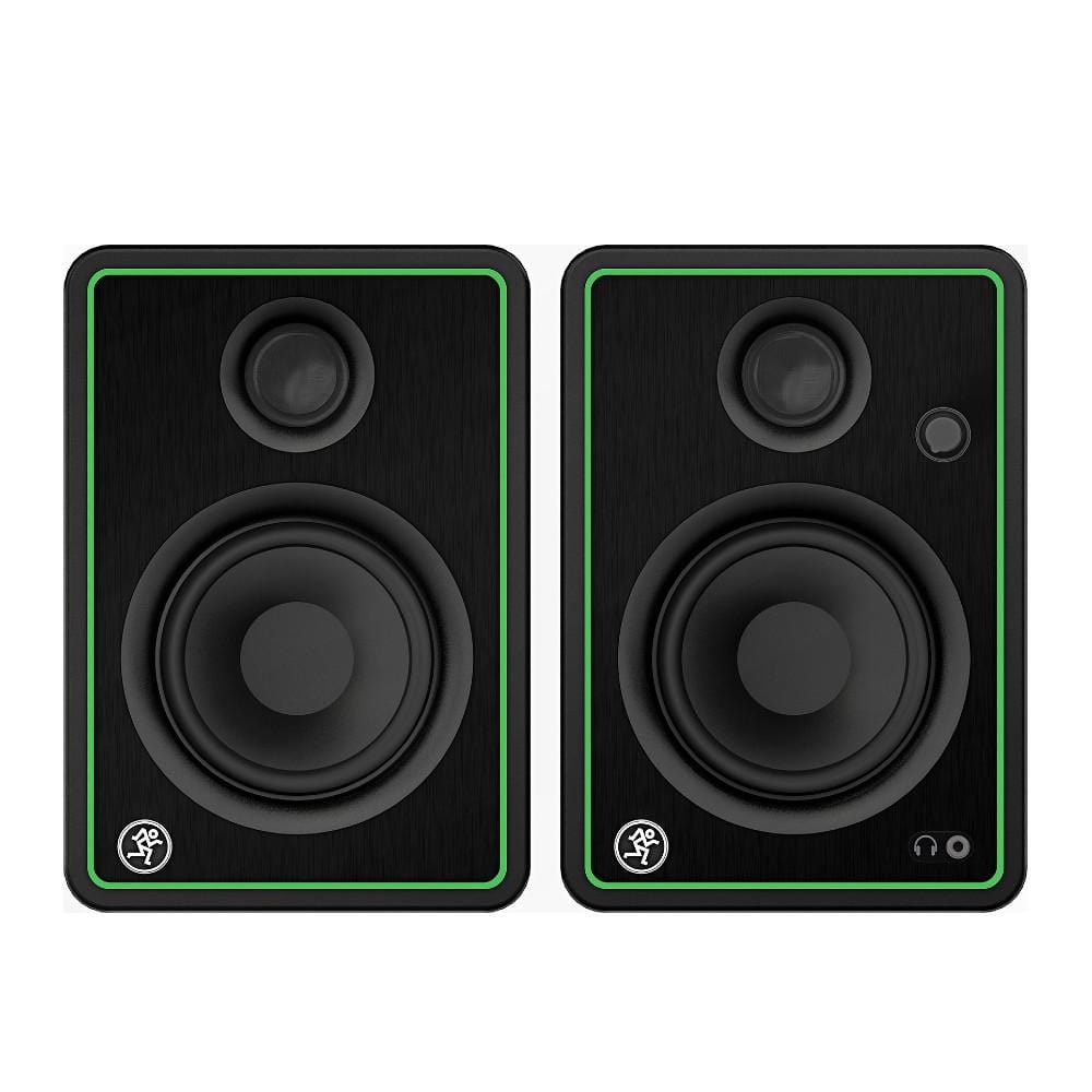 mackie monitor speaker bundles mackie cr4 xbt class d studio multimedia monitors with bluetooth, isolation foam pads, cables & ebook - pair