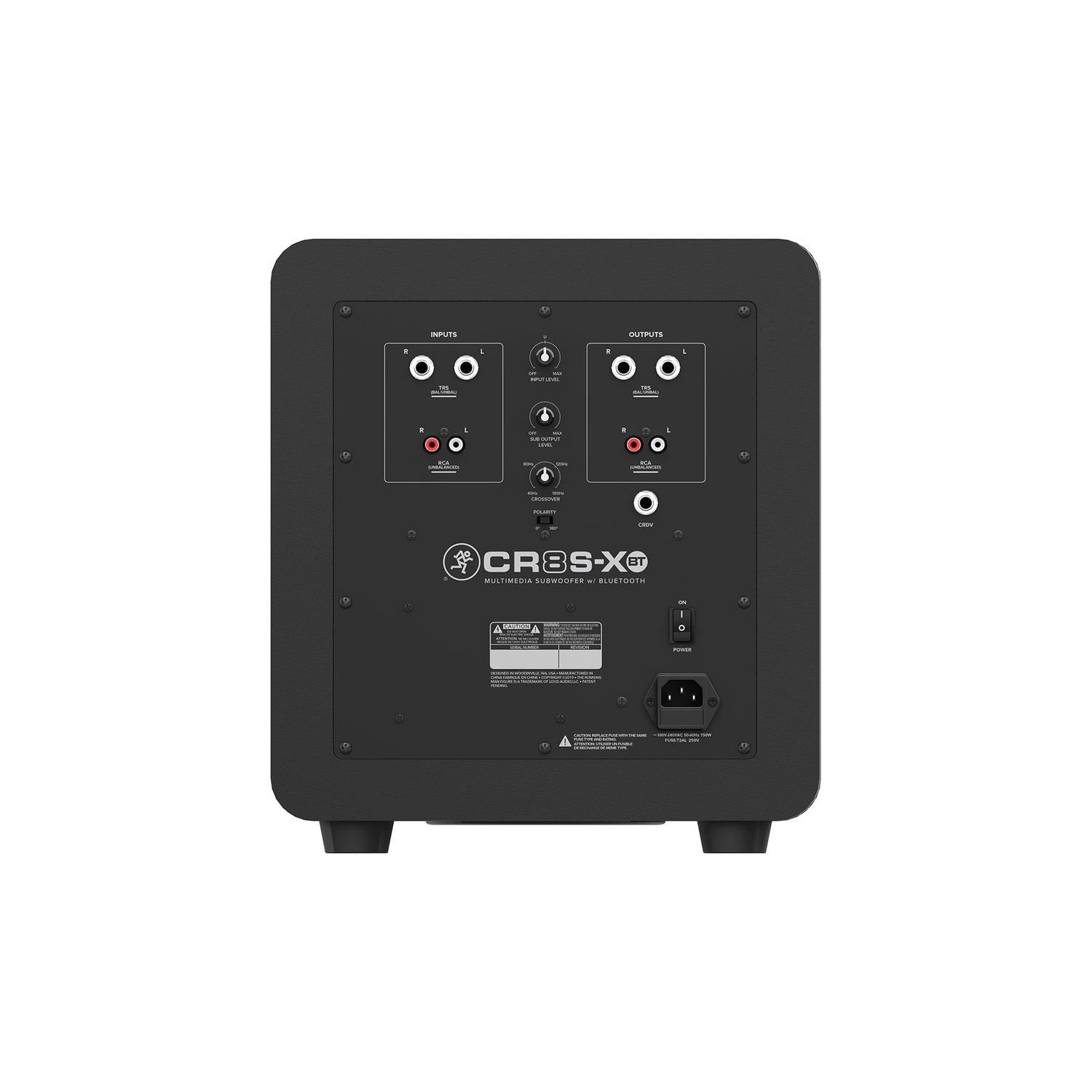 Mackie Subwoofers Mackie CR8S XBT Reference Multimedia Subwoofer with Bluetooth