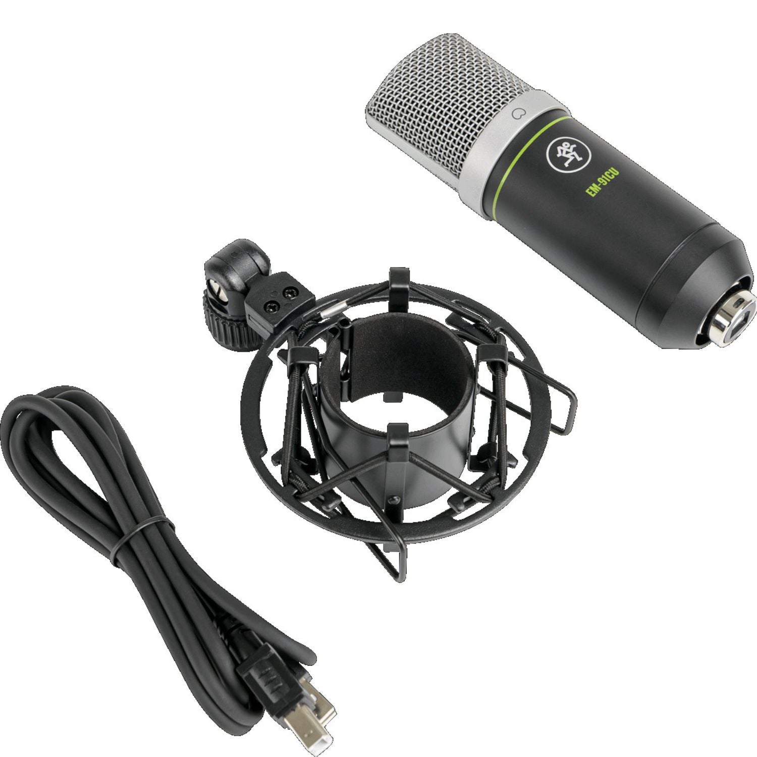 Mackie USB Microphones Black Mackie EM-91CU Large Diaphragm USB Condenser Microphone