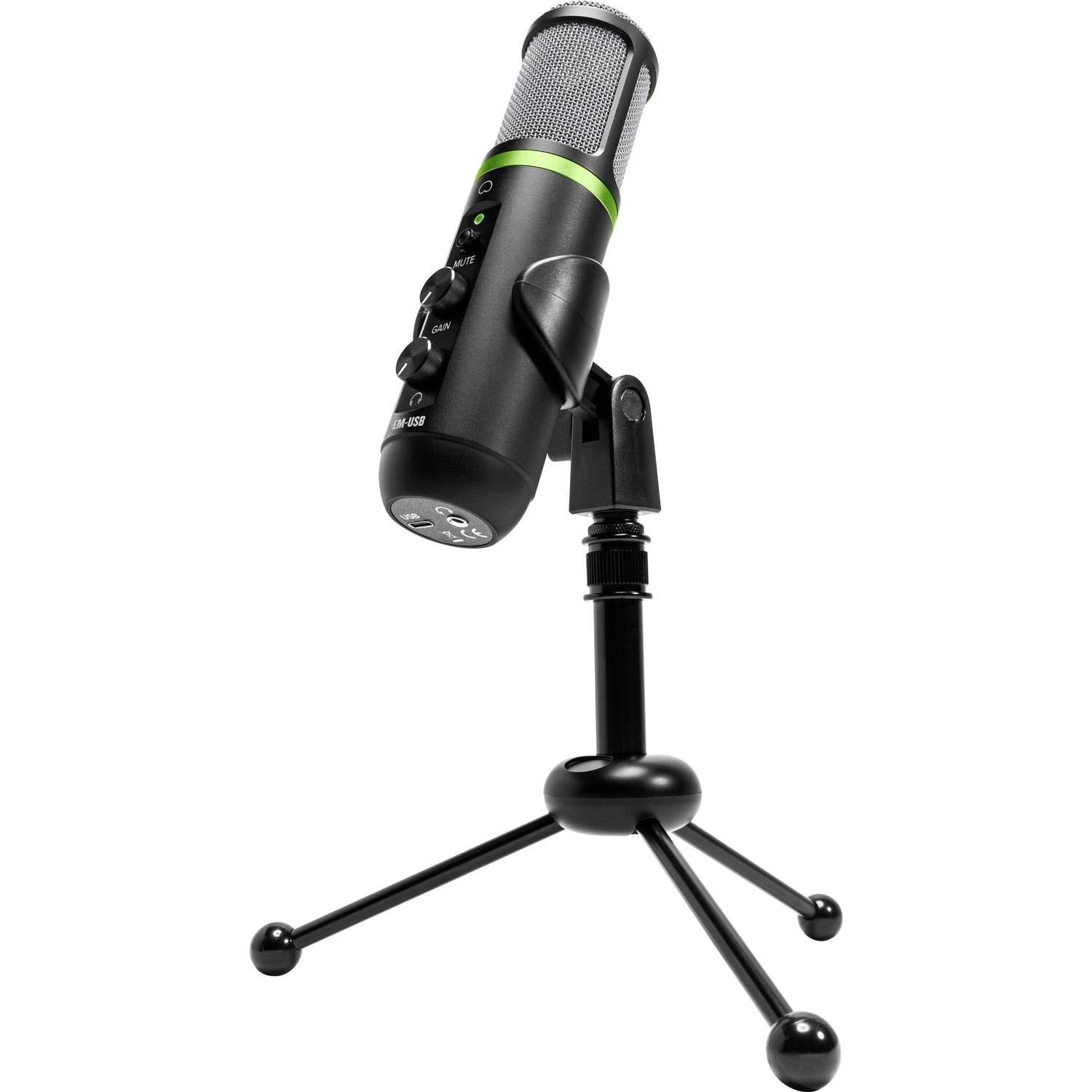 Mackie USB Microphones Black Mackie EM-USB Premium USB Condenser Microphone