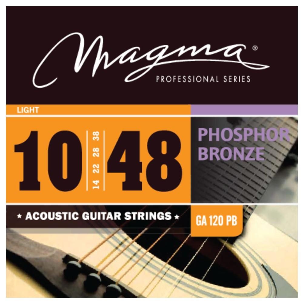 magma acoustic guitar strings light magma phosphor bronze round wound acoustic guitar strings