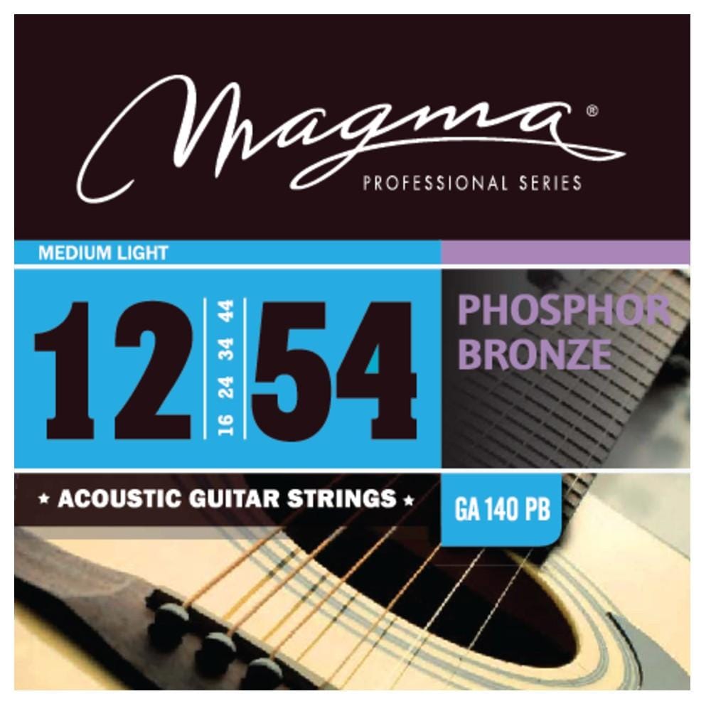 magma acoustic guitar strings medium light magma phosphor bronze round wound acoustic guitar strings #gauges_medium-light