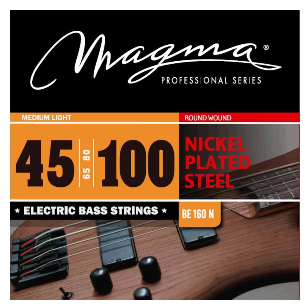 magma bass guitar strings medium light magma nickel plated steel round wound long scale electric bass guitar strings