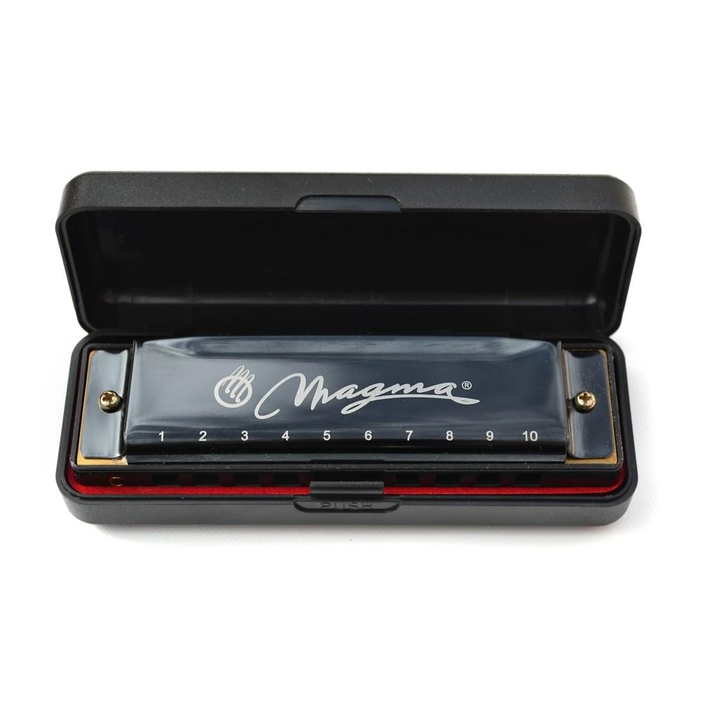 magma harmonicas magma h1004b key c 10 holes diatonic harmonica