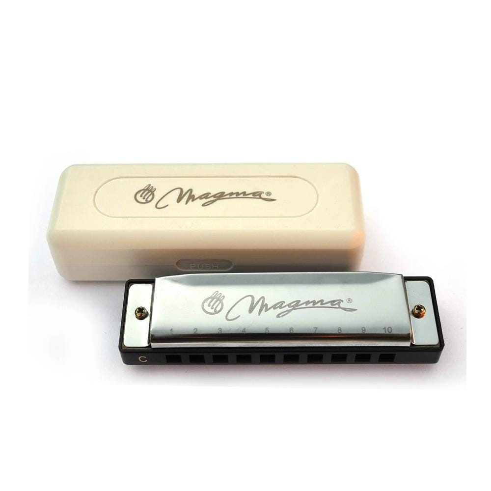 magma harmonicas magma h1004s key c 10 holes diatonic harmonica