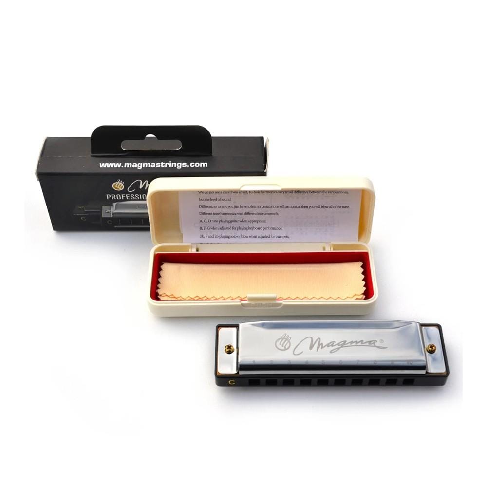 magma harmonicas magma h1004s key c 10 holes diatonic harmonica