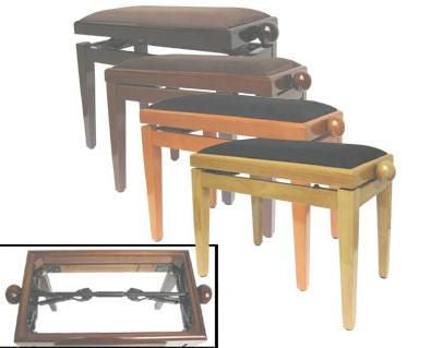 magnum piano benches magnum piano bench double - mahogany gloss finish