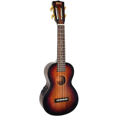 Mahalo Concert Ukuleles 3 Tone Sunburst Mahalo MJ2VT Concert Semi Electric Ukulele