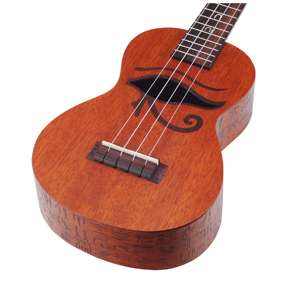mahalo concert ukuleles pharaoh mahalo artist elite series laser engraved concert ukulele with bag