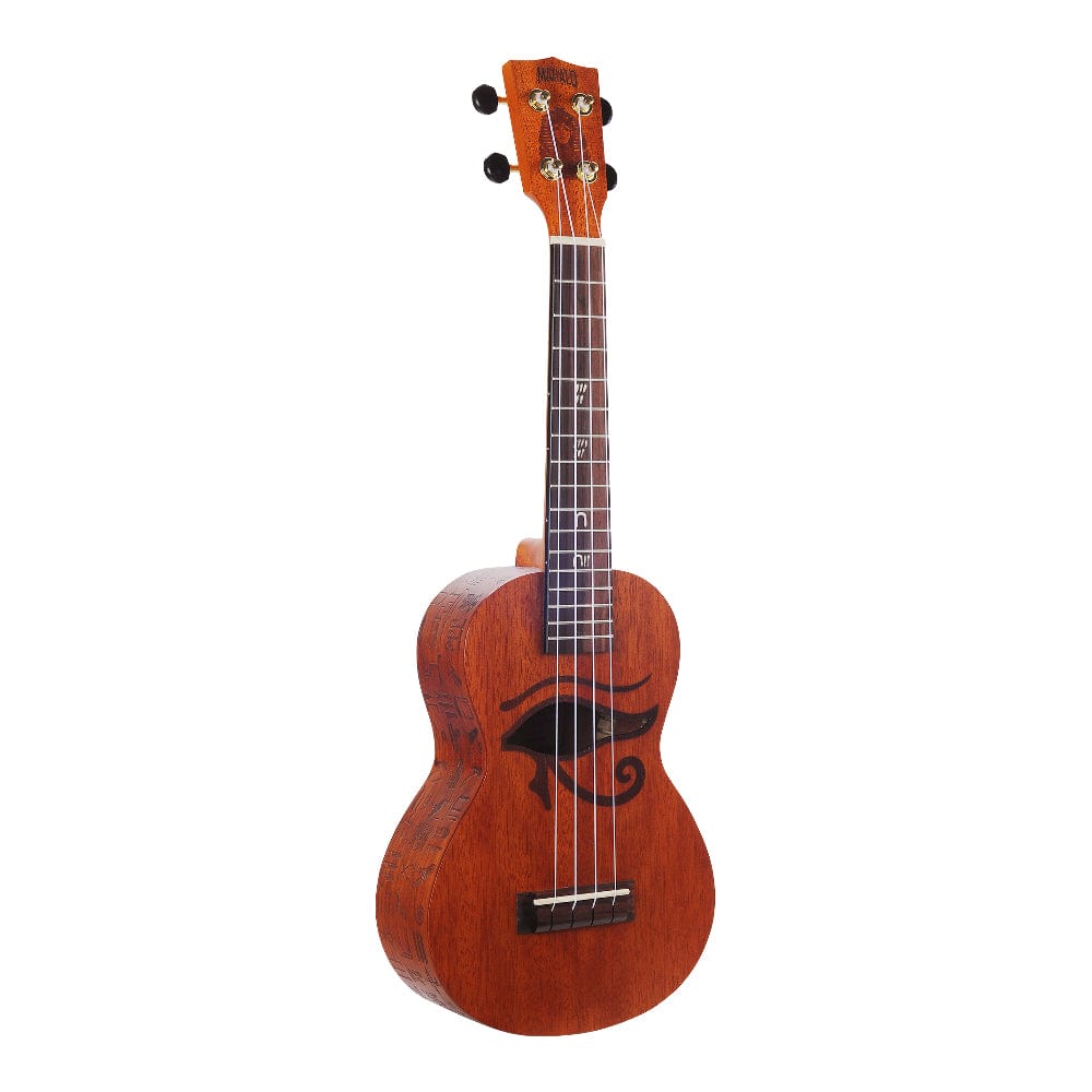 mahalo concert ukuleles pharaoh mahalo artist elite series laser engraved concert ukulele with bag
