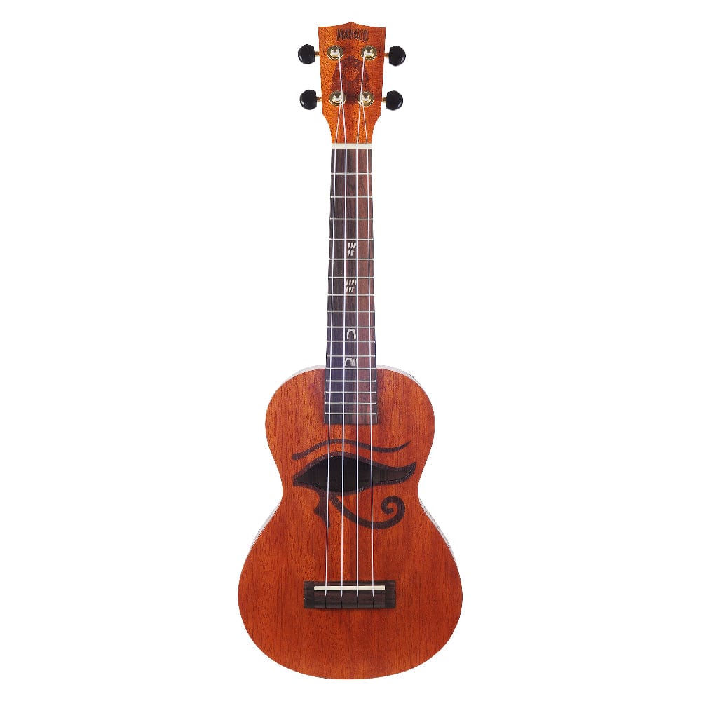 mahalo concert ukuleles pharaoh mahalo artist elite series laser engraved concert ukulele with bag #style_pharaoh