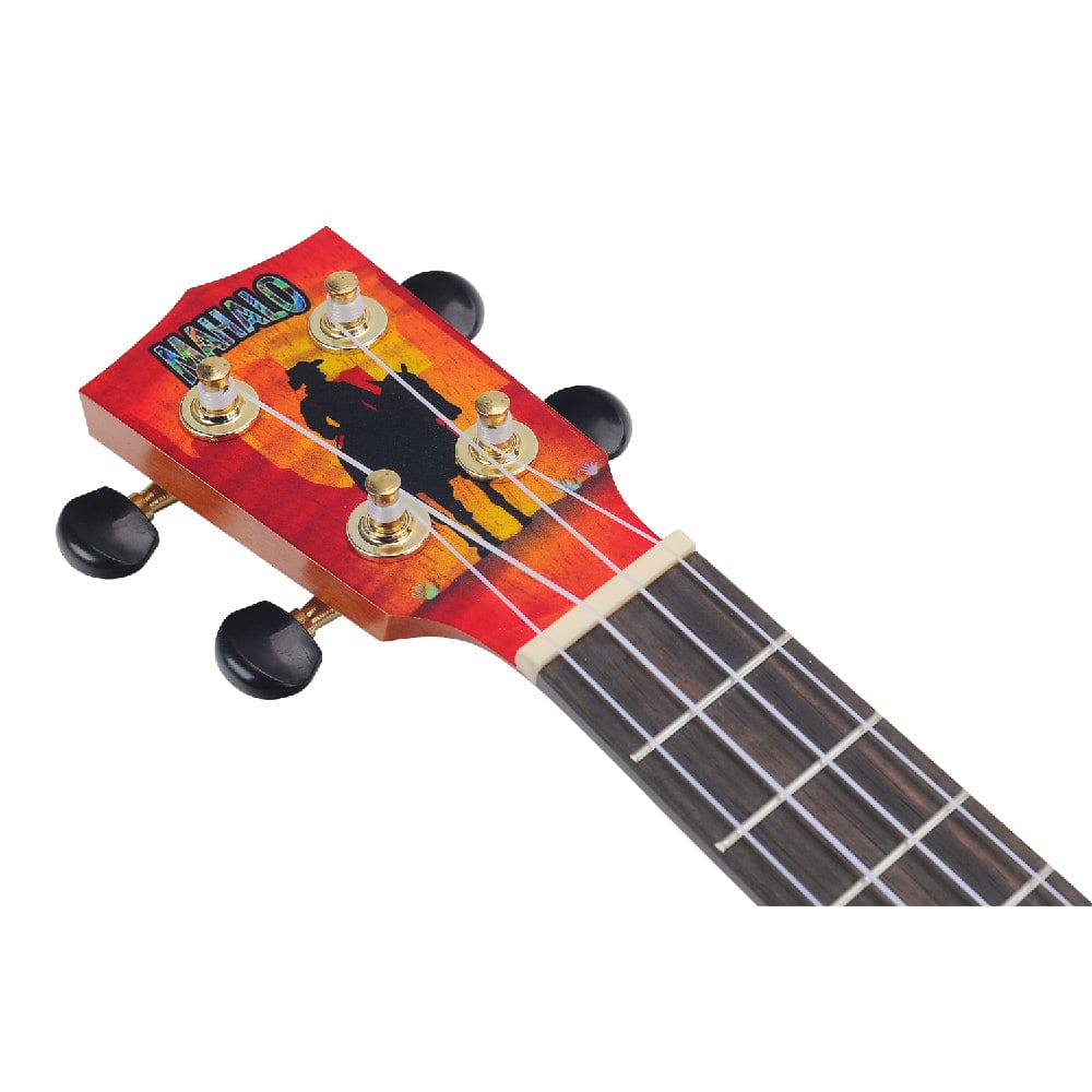 mahalo concert ukuleles wild west mahalo artist elite series graphics concert ukulele with bag
