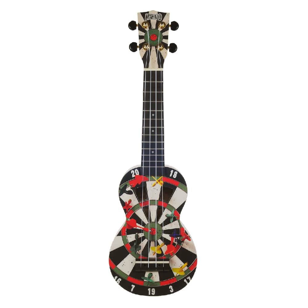 mahalo soprano ukuleles dart mahalo art series soprano ukulele with bag #style_dart