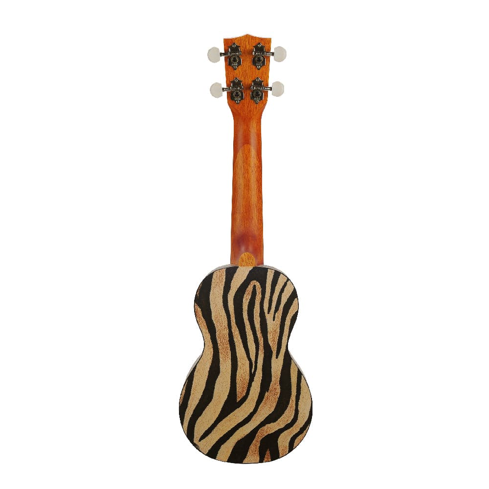 mahalo soprano ukuleles mahalo art ii series soprano ukulele with bag #finish_zebra