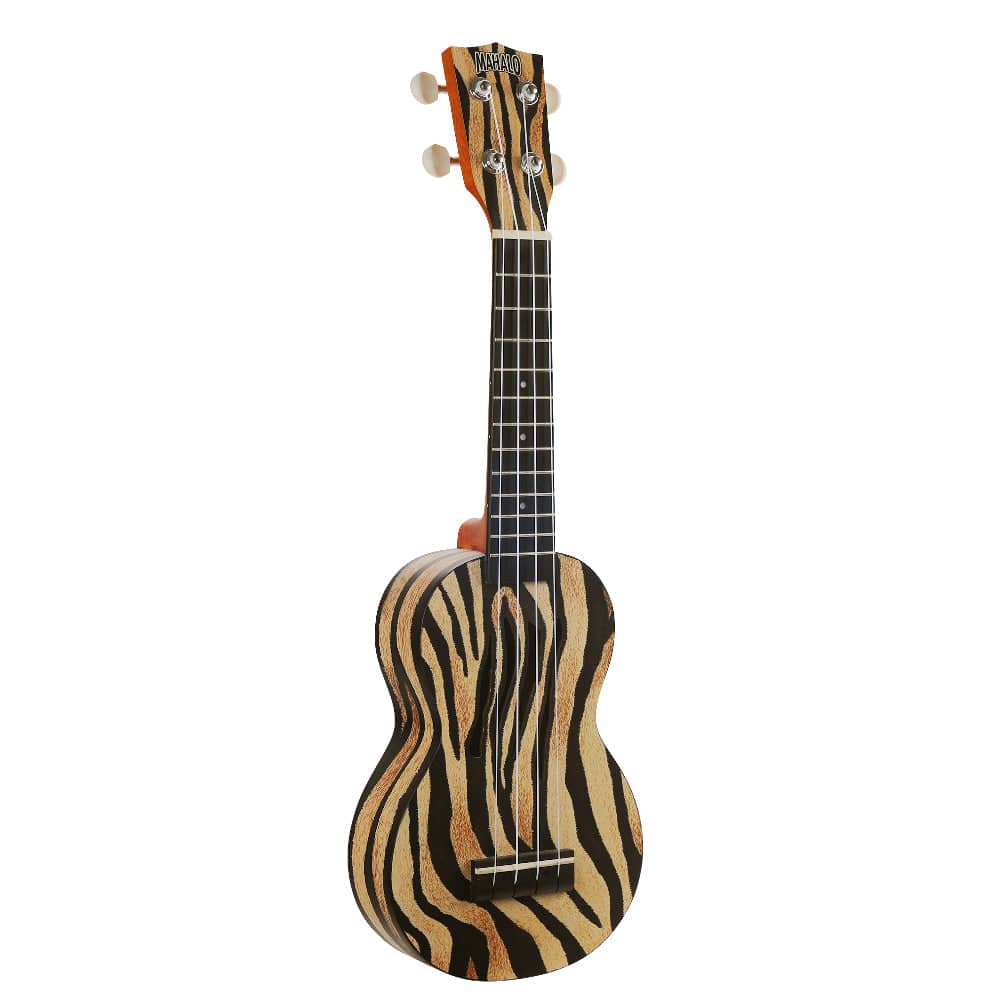 mahalo soprano ukuleles mahalo art ii series soprano ukulele with bag #finish_zebra