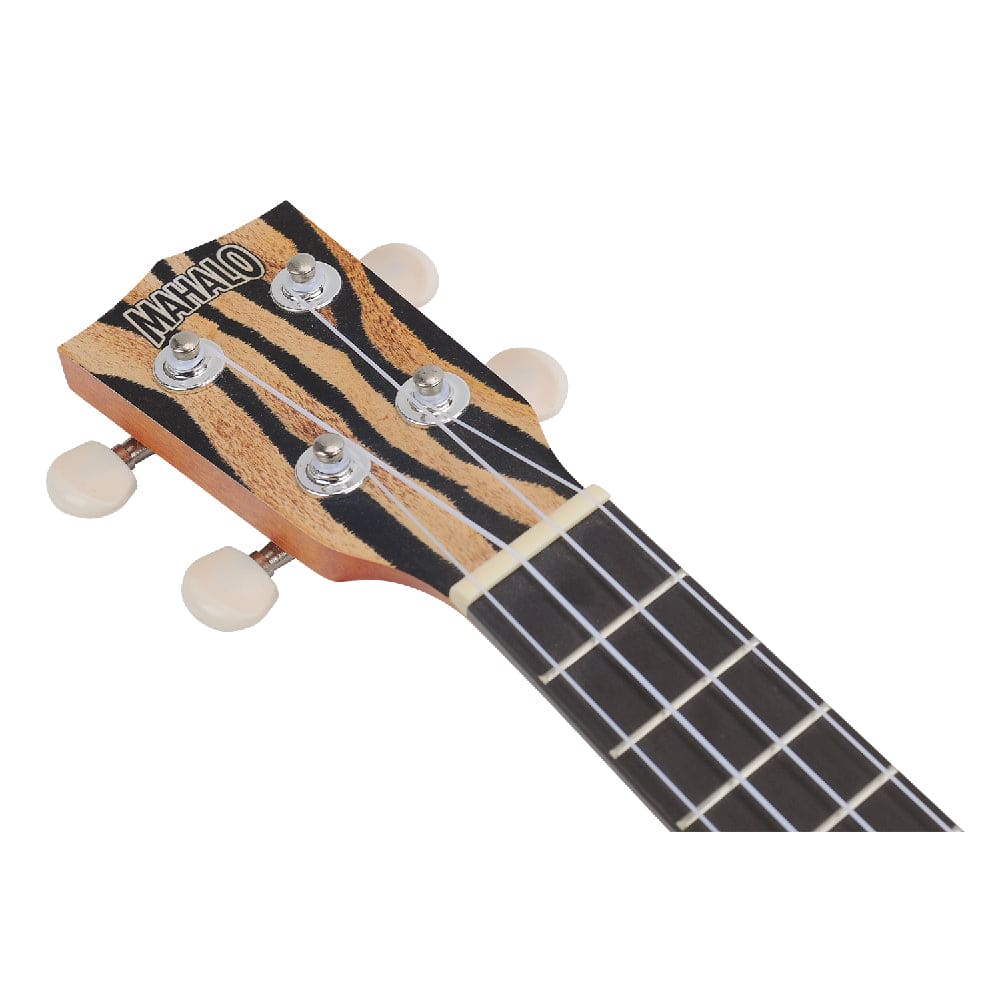 mahalo soprano ukuleles mahalo art ii series soprano ukulele with bag #finish_zebra