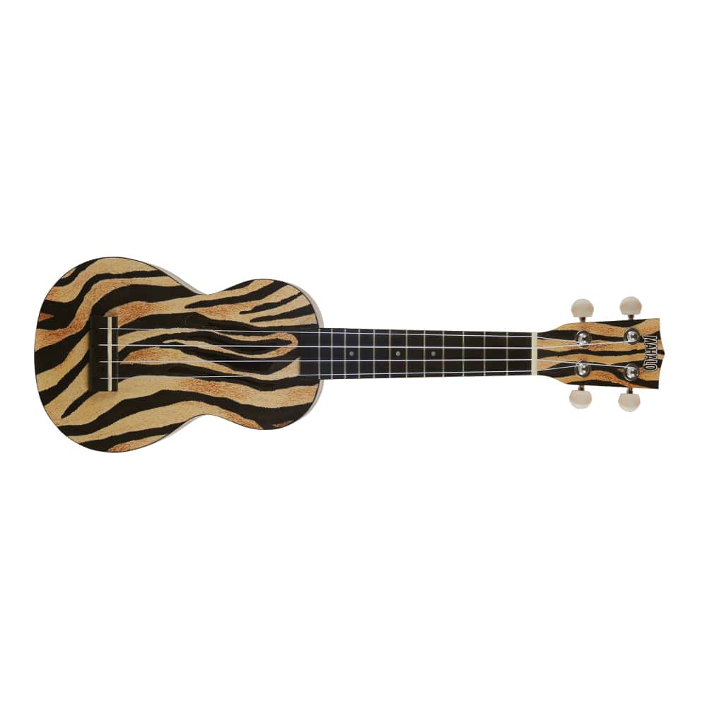 mahalo soprano ukuleles mahalo art ii series soprano ukulele with bag #finish_zebra