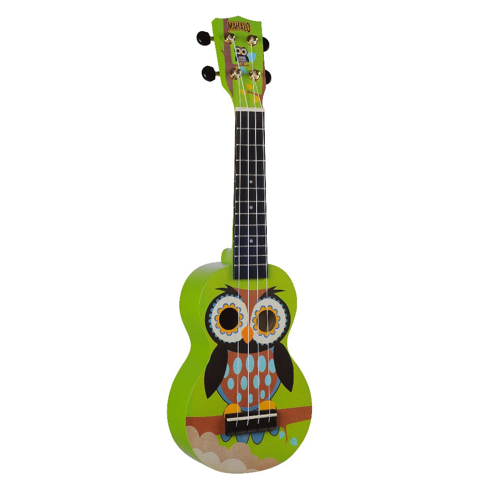 mahalo soprano ukuleles mahalo art series soprano ukulele with bag #style_owl