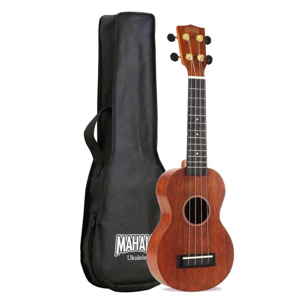 mahalo soprano ukuleles mahalo mj1 java series soprano ukulele with bag #color_transparent-brown