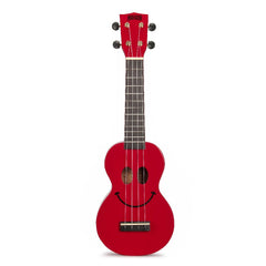 Mahalo Soprano Ukuleles Red Mahalo U-Smile Series Soprano Ukulele With Bag
