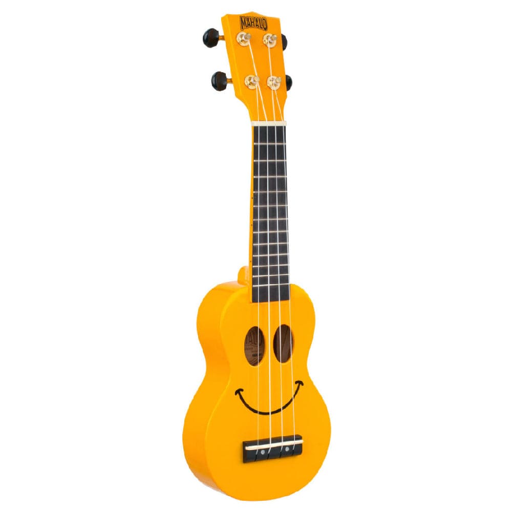 mahalo soprano ukuleles yellow mahalo u-smile series sopranino soprano ukulele with bag